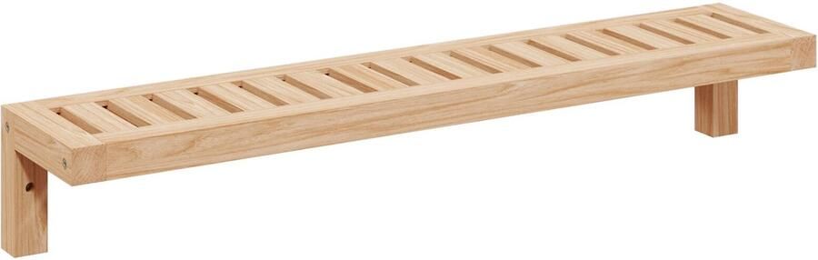 VidaXL Wandplanken & Ledges Lichtbruin Massief Hout Klein Wandplanken - Foto 3