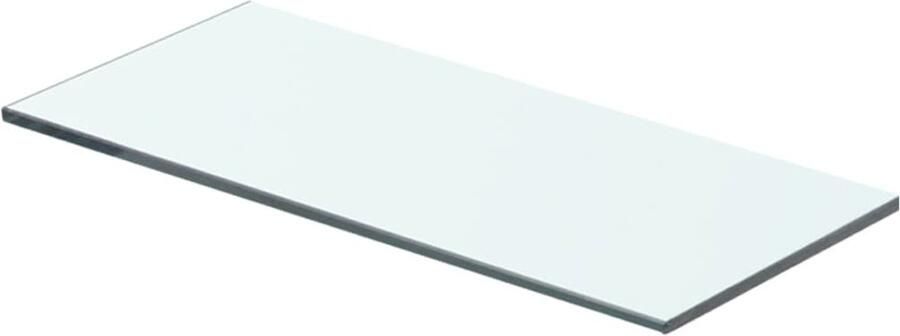 VidaXL Wandplank Wanddecoratie Wandschap transparant 40x12 cm glas Glazen Wandplank Vitrinekast Display Case