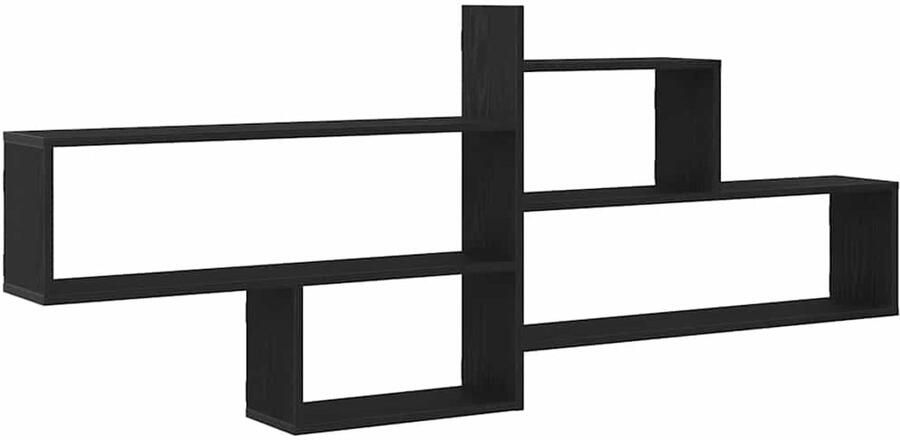 VidaXL Wandplank Zwart Eiken 167 5x18x68 cm Engineered Wood