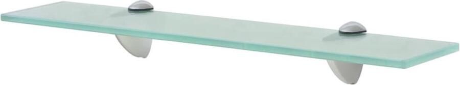 The Living Store Zwevend schap 50x20 cm 8 mm glas Zwevende Plank Wandplank Glazen Plank Opbergruimte Modern Design