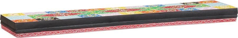 VidaXL Wandplanken 2 pcs Multikleur 100 x 20 x 6 cm Massief mangohout