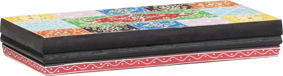 VidaXL Wandplanken 3 pcs Multikleur 100 x 20 x 6 cm Massief mangohout