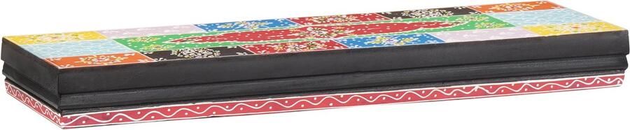 VidaXL Wandplanken 2 pcs Multikleur 60 x 20 x 6 cm Massief mangohout