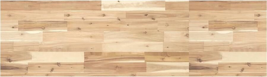 VidaXL Wandschap 140x40x4 cm Massief Acaciahout Zwevende Wandplank Houten Wandplank Acaciahout Salontafel