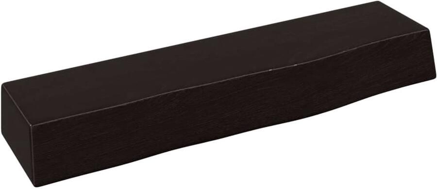 VidaXL Wandschap 40x10x6 cm behandeld massief eikenhout donkerbruin Wandschap Wandschappen Wandplank Wandrek