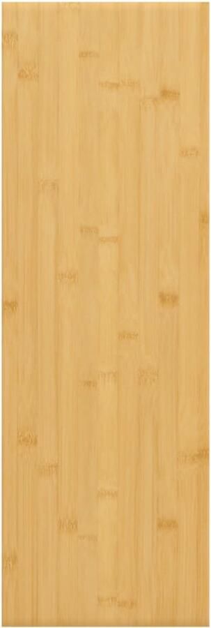 VidaXL Wandschap 60x20x2 5 cm bamboe Plank Planken Wandplank Opslagplank