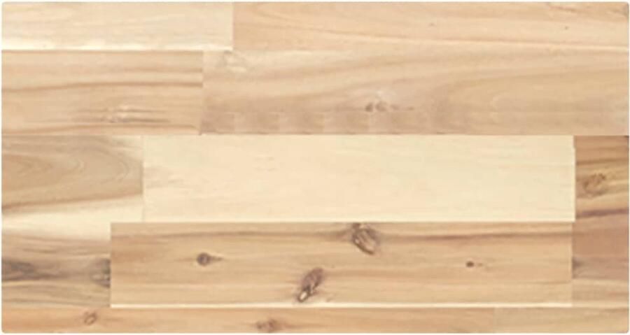 VidaXL Wandschap zwevend 60x20x4 cm onbehandeld massief acaciahout Zwevend Schap Zwevende Schappen Wandschap Wandplank