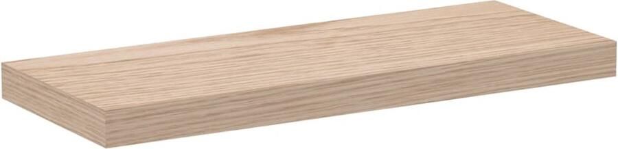 VidaXL Wandschap 60x23 5x4 cm Bewerkt hout Zwevend Plank Wandrek Houten Plank Opbergwand Design Wanddecoratie