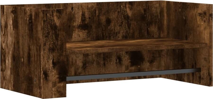 VidaXL Wandschap 70 5x35x30 5 cm Gerookt Eiken Zwevend Wandschap Houten Wandplank Bergruimte Muur Hangkast Opslagwand