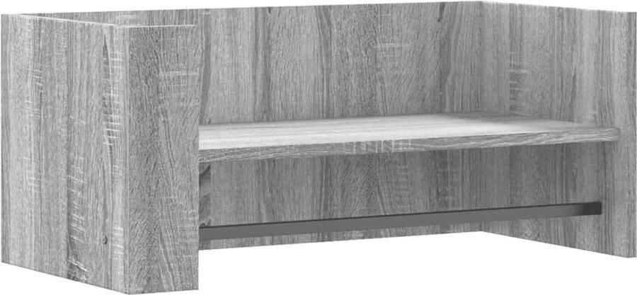 VidaXL Wandschap 70 5x35x30 5 cm Grijs Sonoma Eiken Zwevende Plank Wandplank Houten Plank Bergruimte Decoratief