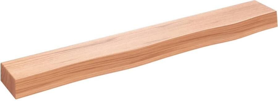 VidaXL Wandschap 80x10x6 cm massief eikenhout Wandplank Eikenhouten Wandplank Opbergruimte Muurplank Vintage Wandplank