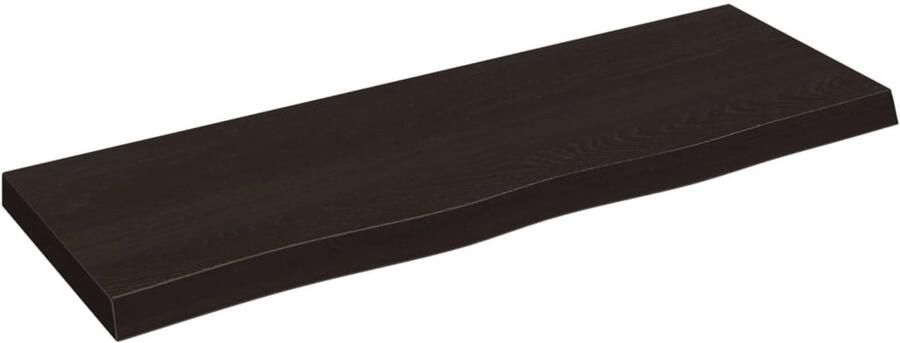 VidaXL Wandschap 80x30x(2-4)cm Massief Eikenhout Wandplank Houten Wandplank Eikenhouten Wandplank Rustic Wandplank Vintage Wandplank