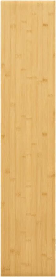 VidaXL Wandschap Bamboe 100x20x4 cm Wandplank Bamboewandplank Opslagruimte Woonaccessoires Decoratiestuk