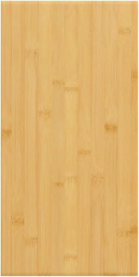 VidaXL Wandschap Bamboe 40x20x1 5 cm Gelakt Wandplank Bamboeplank Opbergplankje Woonaccessoires Rustic Style