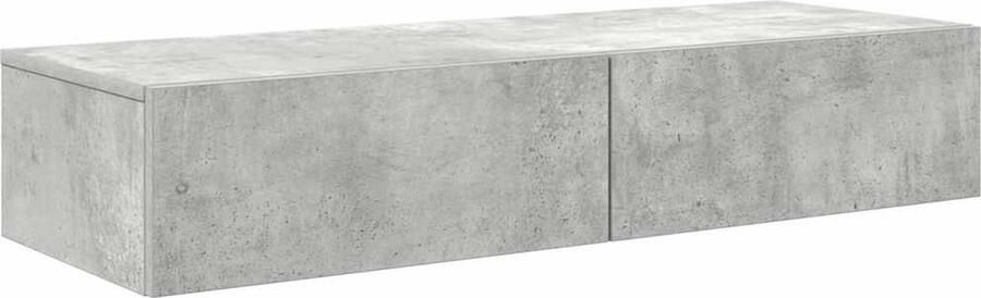 VidaXL Wandschap Bewerkte hout 100x36x19 cm Wandplank Opbergplankje Houten Plank Tv Stand Bergruimte