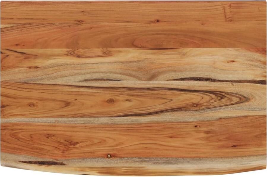 VidaXL Wandschap Natuurlijke Rand 70x40x2 5 cm Houten Wandschap Wandplank Opbergruimte Woonkamerdecoratie Vintage Design