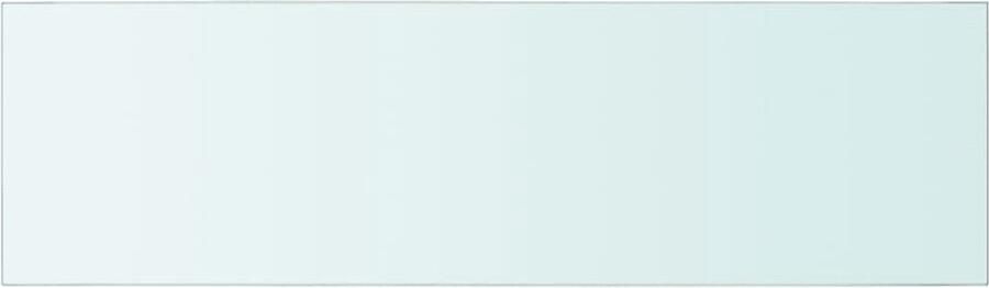 VidaXL Wandschap Transparant 70x20 cm Glas Glazen Schap Wandschappen Vitrinekast Glasplank Woonaccessoires