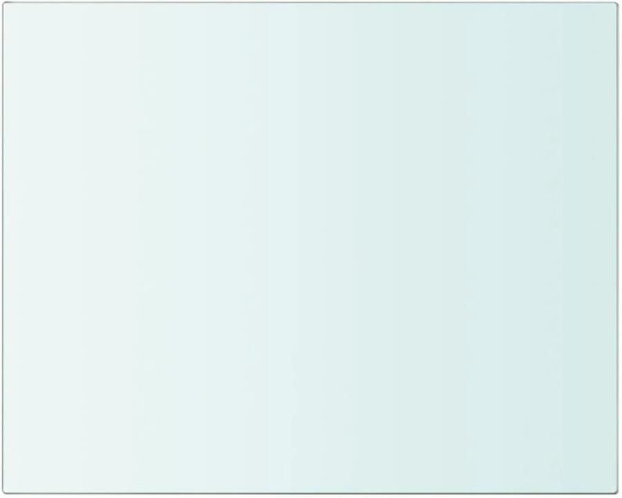 VidaXL Wandschap Transparant Glas 20x25 cm Glazen Wandplank Wandschaps Vitrinekast Decoratief Schap Transparant Glas