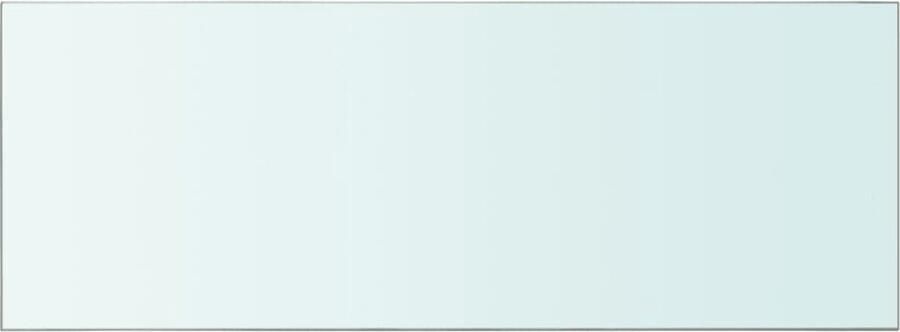 VidaXL Wandschap Transparant Glas 80x30 cm Glazen Wandplank Transparant Glas Wandrek Vitrinekast Displayplank