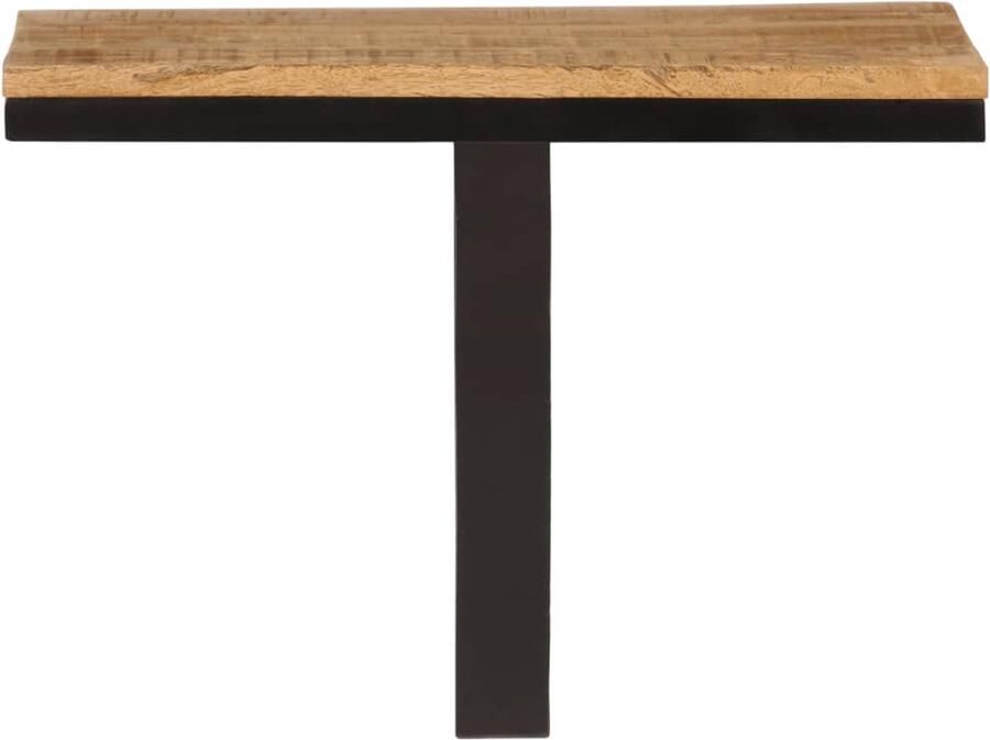 VidaXL Wandschap Wandschappen Wandplank Wandrek Wandschap 40x30x32 cm massief mangohout en ijzer