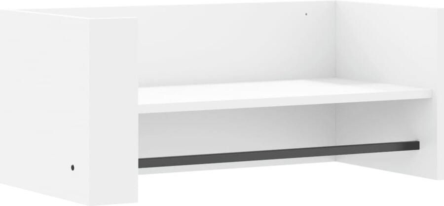 VidaXL Wandschap Wit 70 5x35x30 5 cm Zwevend Wandschap Houten Wandplank Opbergwand Witte Wanddecoratie Muuropslag