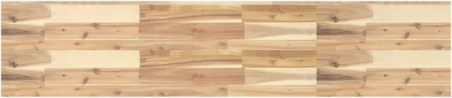 VidaXL Wandschap zwevend 160x30x4 cm onbehandeld massief acaciahout Zwevend Schap Zwevende Schappen Wandschap Wandplank