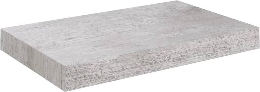 VidaXL Wandschap Zwevend 23x23 5x3 8 cm Betongrijs Wanddecoratie Wandplank Zwevende Plank Displaykast Woonaccessoires