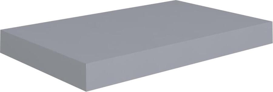 VidaXL Wandschap Zwevend 40x23x3 8 cm Grijs Wandplank Zwevend Plank Houten Wandplank Mdf Wandplank Grijze Wandplank