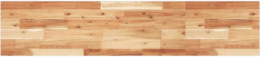 The Living Store Acaciahouten Tafelblad 140 x 30 x 2 cm Massief acaciahout Met Natuurlijke Olieafwerking Tafelblad Acacia Hout Rechte Tafel Eetkamerstoel Salontafel - Foto 2
