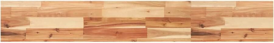 VidaXL Wandschap zwevend olieafwerking 160x20x4 cm massief acaciahout Zwevend Schap Zwevende Schappen Wandschap Wandplank