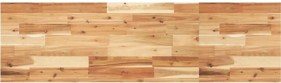 VidaXL Wandschap zwevend olieafwerking 160x40x4 cm massief acaciahout Zwevend Schap Zwevende Schappen Wandschap Wandplank