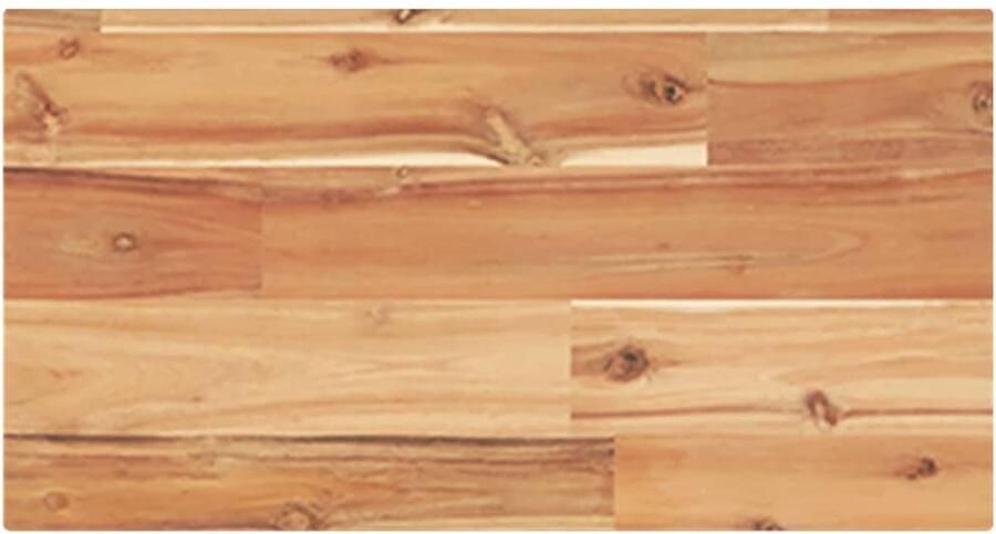 VidaXL Wandschap zwevend olieafwerking 40x20x2 cm massief acaciahout Zwevend Schap Zwevende Schappen Wandschap Wandplank