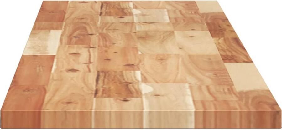 VidaXL Wandschappen Zwevend Acaciahout 3 stuks Zwevende Wandplanken Wanddecoratie Houten Wandplank Acaciahout Living Room Decoratie