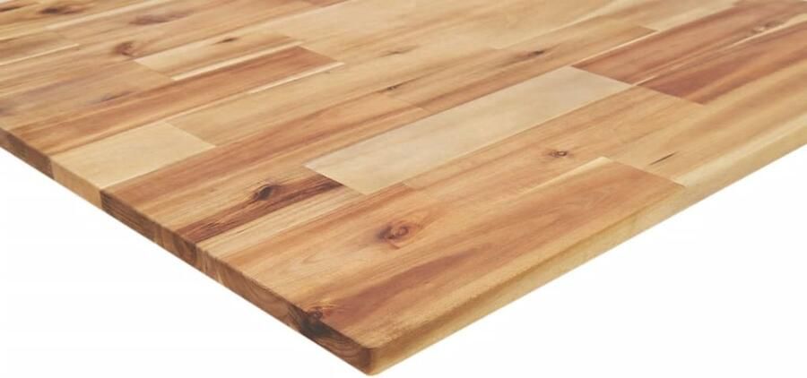 VidaXL Wandschappen 2 stuks Acaciahout 40x20 cm Zwevende Wandplank Houten Plank Acaciahout Olieafwerking