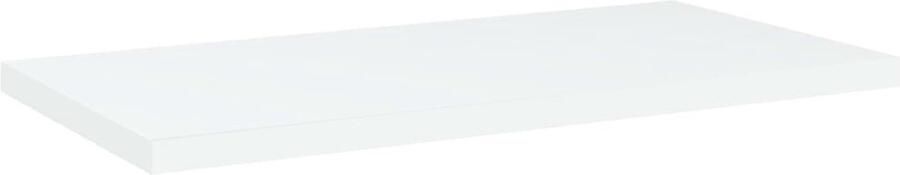 VidaXL Wandschappen 4 st wit 40x20x1 5 cm Wandplanken Opbergruimte Houten Plank Wit Meubel Badkamer Accessoires