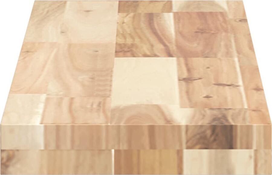VidaXL Wandschappen Zwevend 100x20x4 cm 4 stuks Zwevende Wandplanken Houtwanddecoratie Massief Acaciahout Schakelfabrikant