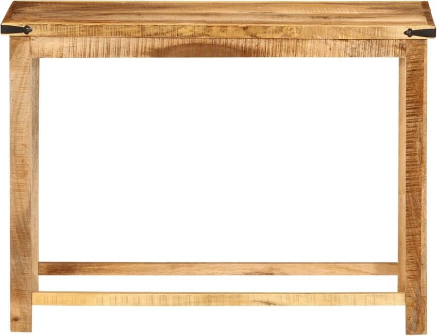 VidaXL Wandtafel 100x30x75 cm massief mangohout Wandtafel Wandtafels Bijzettafel Console Tafel