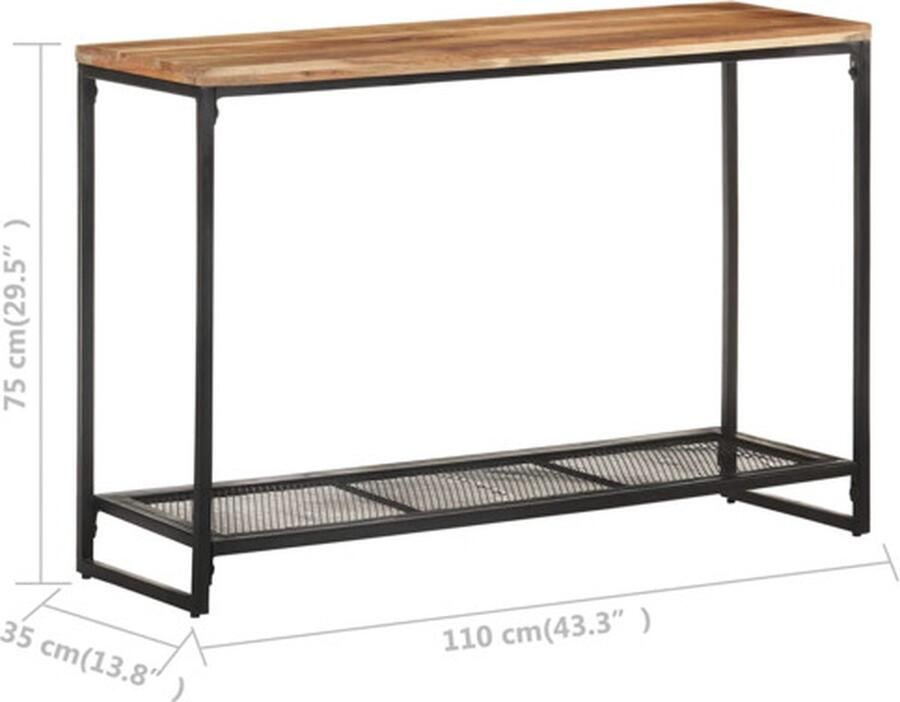 VidaXL -Wandtafel-110x35x75-cm-massief-acaciahout