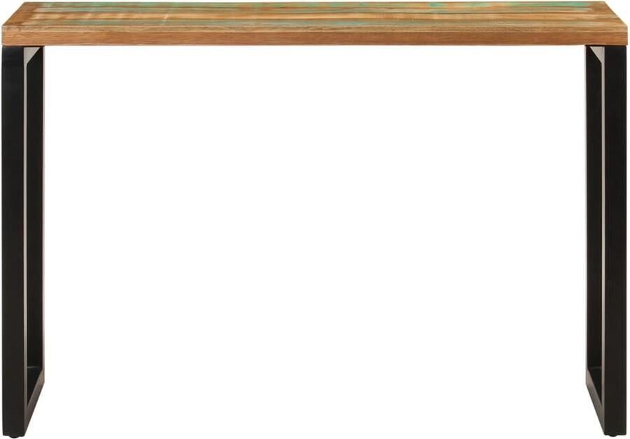 VidaXL Wandtafel 110x35x75 cm massief gerecycled hout