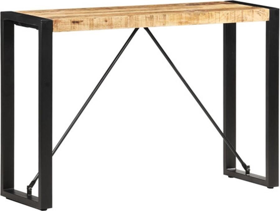 VidaXL Wandtafel 110x35x76 cm massief mangohout