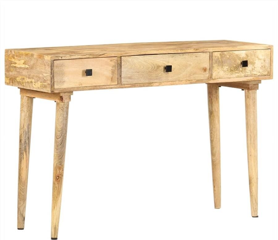 VidaXL Wandtafel 115x35x76 cm massief mangohout Console Tafel Console Tafels Accent Tafel Accent Tafels - Foto 2