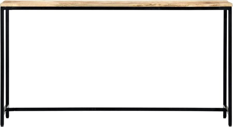 VidaXL Wandtafel 140x35x76 cm Mangohout Consoletafel Salontafel Industrieel Design Mangohouten Tafel Vintage Tafel Kamerdecoratie Entreehal Livingroom Furniture - Foto 2
