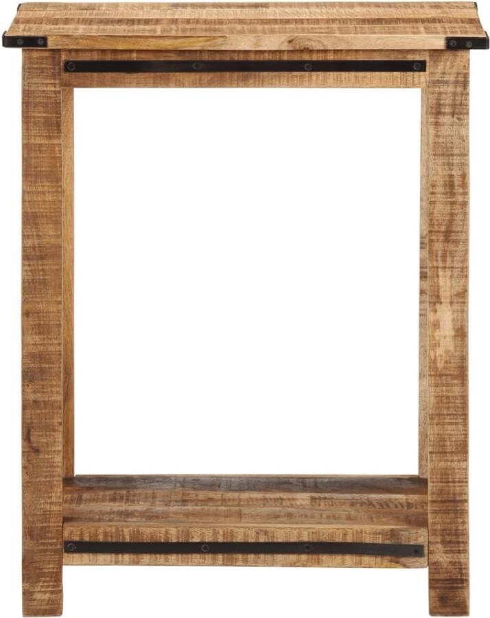 VidaXL Wandtafel Wandtafels Bijzettafel Console Tafel Wandtafel 60x35x75 cm massief mangohout