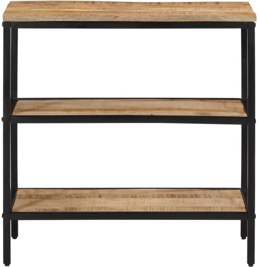 VidaXL Wandtafel Wandtafels Bijzettafel Console Tafel Wandtafel 70x35x70 cm massief ruw mangohout