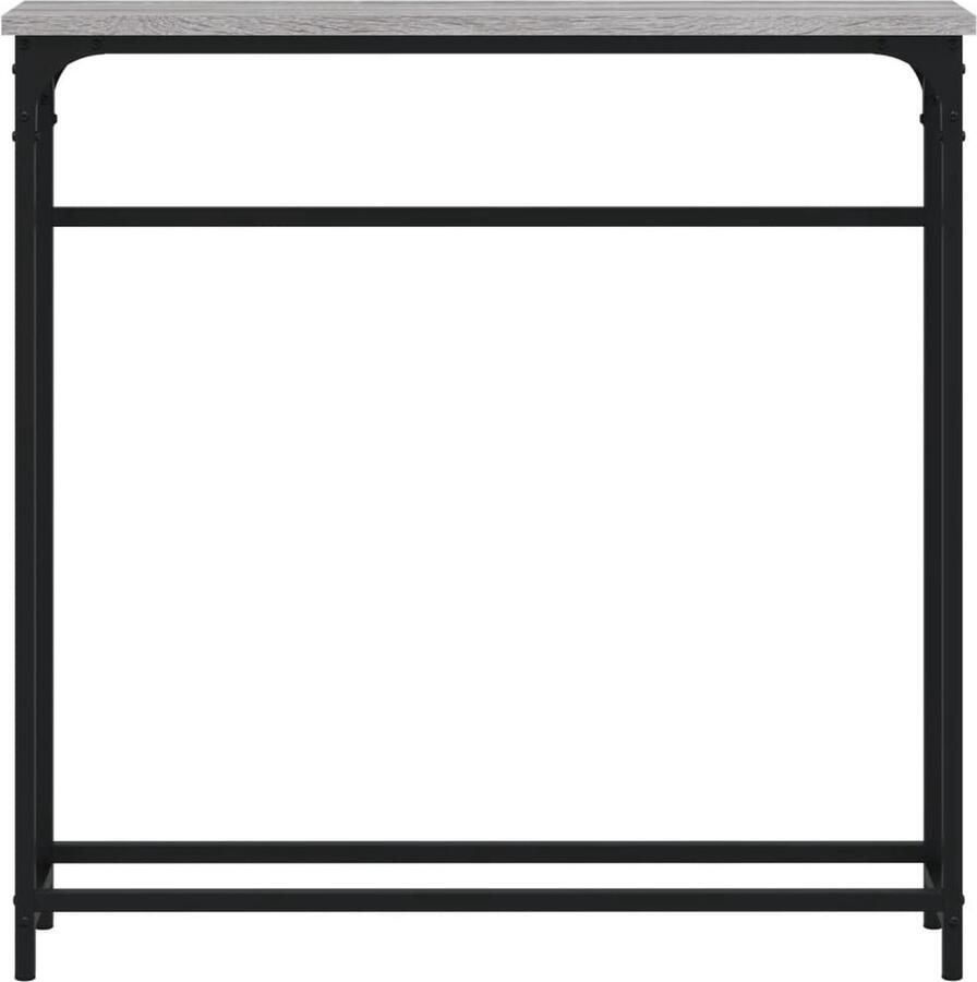 VidaXL -Wandtafel-75x19 5x75-cm-bewerkt-hout-grijs-sonoma-eikenkleurig - Foto 4