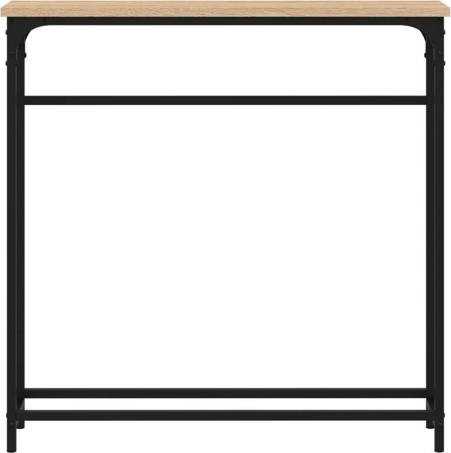 VidaXL -Wandtafel-75x19 5x75-cm-bewerkt-hout-sonoma-eikenkleurig - Foto 2