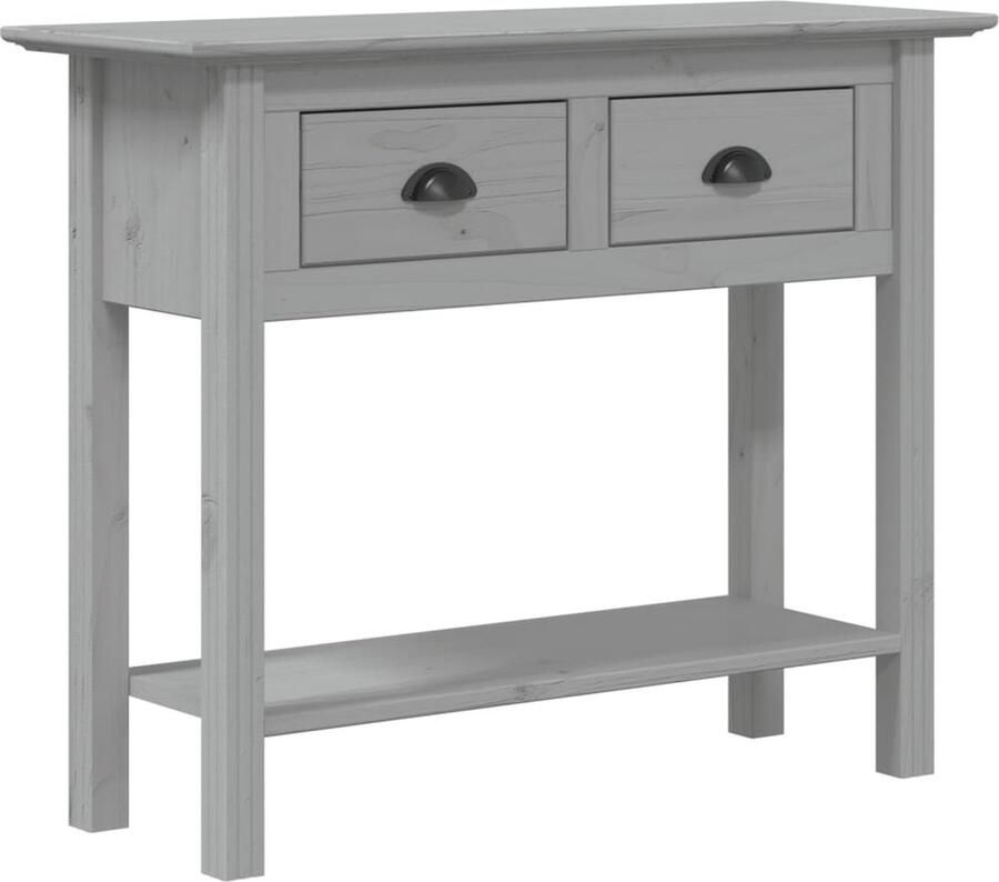 VidaXL -Wandtafel-BODO-90x34 5x73-cm-massief-grenenhout-grijs