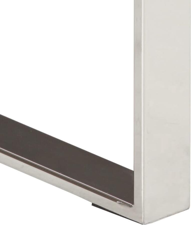 VidaXL Wandtafel Natuurlijke Rand Massief Mangohout Bijzettafel Mangohouten Tafel Houten Bijzetkast Woonaccessoires Vintage Kast Industriële Tafel Living Accessoires