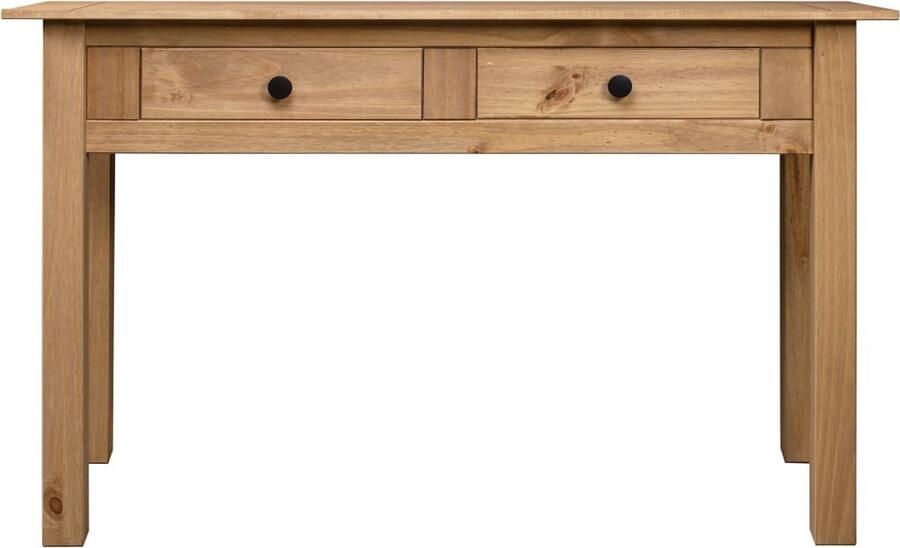 VidaXL Wandtafel Panama 110x40x72 cm Grenenhout Wandtafel Houten Tafel Grensenvloer Kastdeur Tv Stand Sidetable Living Room Furniture