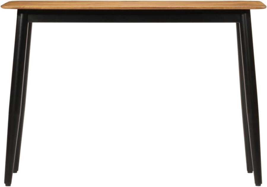 VidaXL Wandtafel Wandtafels Bijzettafel Console Tafel Wandtafel 110x40x76 cm massief mangohout en ijzer